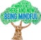 Being Mindful Word Cloud