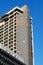 Beirut, Lebanon - Lebanese Civil War shell and bullet damage to Holiday Inn Hotel.