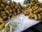 Bekasi Indonesia July 10 2019 Gorengan : Fried food is one type of popular snack in indonesia, fried tempeh, tofu banana