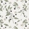 Beladonna seamless floral pattern