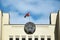 Belarus. Flag and coat of arms of Belarus on the building of the Government House in Minsk. May 21, 2017