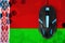 Belarus flag and computer mouse. Concept of country representing e-sports team