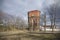 Belarus, Minsk: ancient stone water tower.