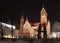 Belarus. Minsk. Church of Saints Simon and Helena at night