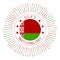 Belarus national day badge.