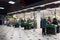 BELARUS, NOVOPOLOTSK - 19 MARCH, 2021: People queuing at checkout in store