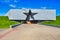 Belarus Travel Ideas. Main Entrance to Brest Fortress Decorated With Five-Pointed Star At Daytime in Belarus