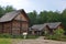 Belarusian lodges in ethnographic park museum