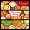 Belarussian cuisine food banners Belarusian dishes