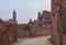 Belchite ghost town ruined in battle during the Spanish Civil War, Zaragoza, Spain