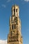 Belfort (Belfry) clock tower details in Bruges, Belgium