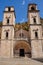 Belfries and entrance to the medieval church