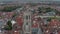 Belfry of Bruges Belltower details on the top from Aerial Perspective