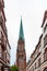 Belfry of the Cathedral of Schwerin, Germany