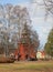 Belfry of the church of the Archangel Michael in Mora. Sweden