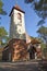 Belfry of the Church of the Holy Monk Seraphim of Sarov Kirch Ruschen. Svetlogorsk, Kaliningrad Region