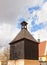 Belfry of Church of Saint Michael in Podoli district of Prague