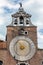 Belfry of the church San Giacomo di Rialto in Venice, Italy