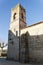 Belfry of church of San Miguel de Bouzas, Vigo, Pontevedra, Spain