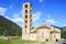 Belfry and church St. Clement of Tahull. Spain