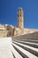 Belfry and door at Lleida cathedral