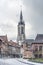 The belfry (French: beffroi) of Tournai, Belgium