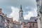 The belfry (French: beffroi) of Tournai, Belgium