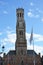 The Belfry medieval bell tower in Brugge