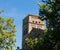 The belfry of Old Monastery called Sant Pere de Rodes, Catalonia