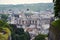 Belgian city Namur, capital of province of Namur and Wallonia, aerial