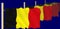 Belgian flags