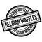 Belgian Waffles rubber stamp