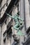Belgium, Antwerp, March 17, 2016, Statue on the Hansahuis on the