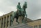 Belgium, Brussels, Mont des Arts, equestrian statue of King Albert I