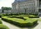 Belgium, Brussels, Palace square, Royal Palace, park design near the palace