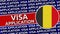 Belgium Circular Flag with Visa Application Titles