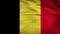 Belgium flag 3d rendered