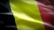 Belgium flag video waving in wind. Realistic Belgian Flag background. Belgium Flag Looping Closeup 1080p Full HD 1920X1080 footage