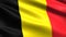 Belgium flag, with waving fabric texture