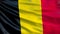 Belgium flag. Waving flag of Belgium 3d illustration