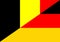belgium germany flag