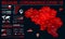 Belgium Map - Coronavirus COVID-19 Infographic Vector