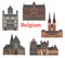 Belgium, Nivelles, Mechelen, Halle city landmarks