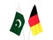 Belgium and Pakistan flags