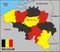 Belgium Political Map