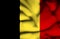 Belgium waving flag