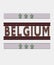 Belgium word in muted colors