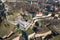 Belgrade fortress, aerial view