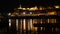 Belgrade Fortress Kalemegdan Night Time Lapse with Water Reflections on River