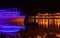 Belgrade fortress by night and illuminated ship 3